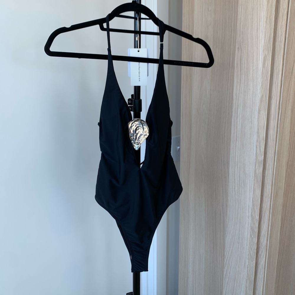 Black One Piece Swimsuit